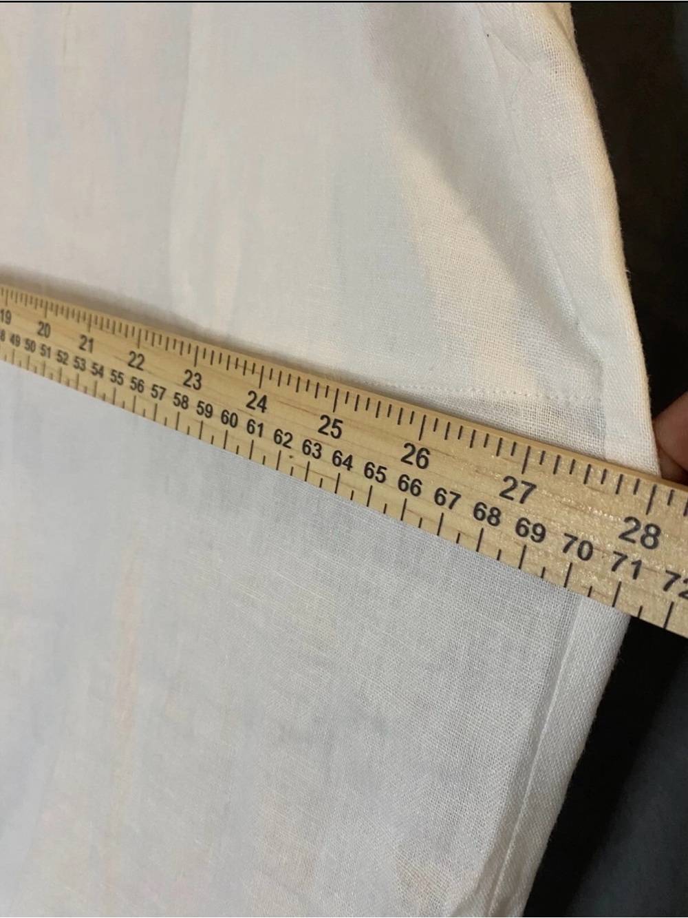 Stella Parker white linen pant - Picture 3 of 4